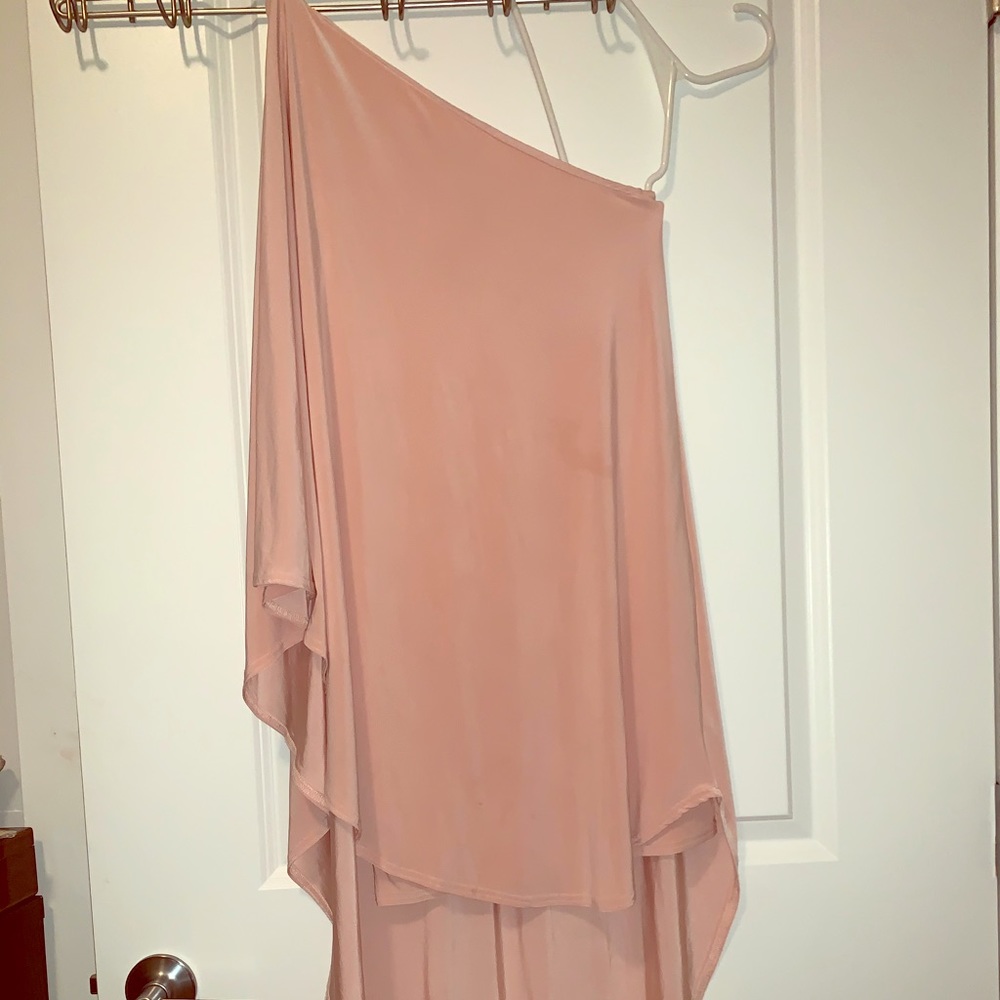Pink trendy dress